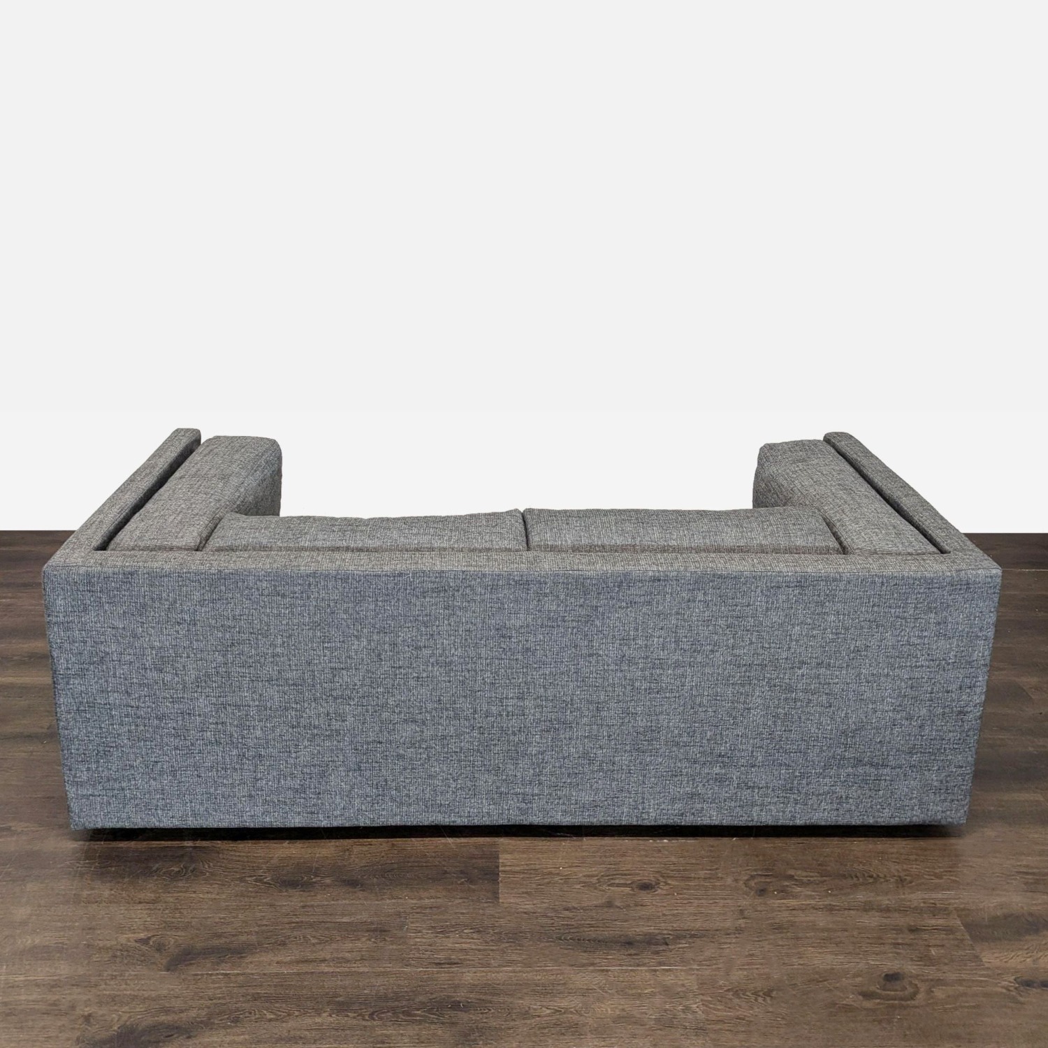 CB2 Bolla Modern Grey 3-Seat Sofa - image-7