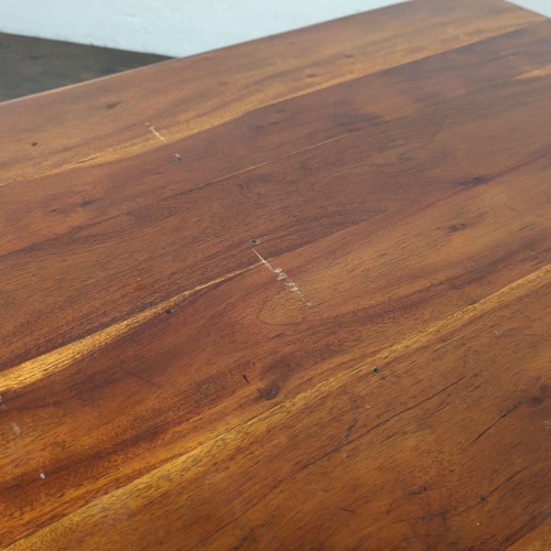 Used Rustic Two Drawer Coffee Table for sale on AptDeco