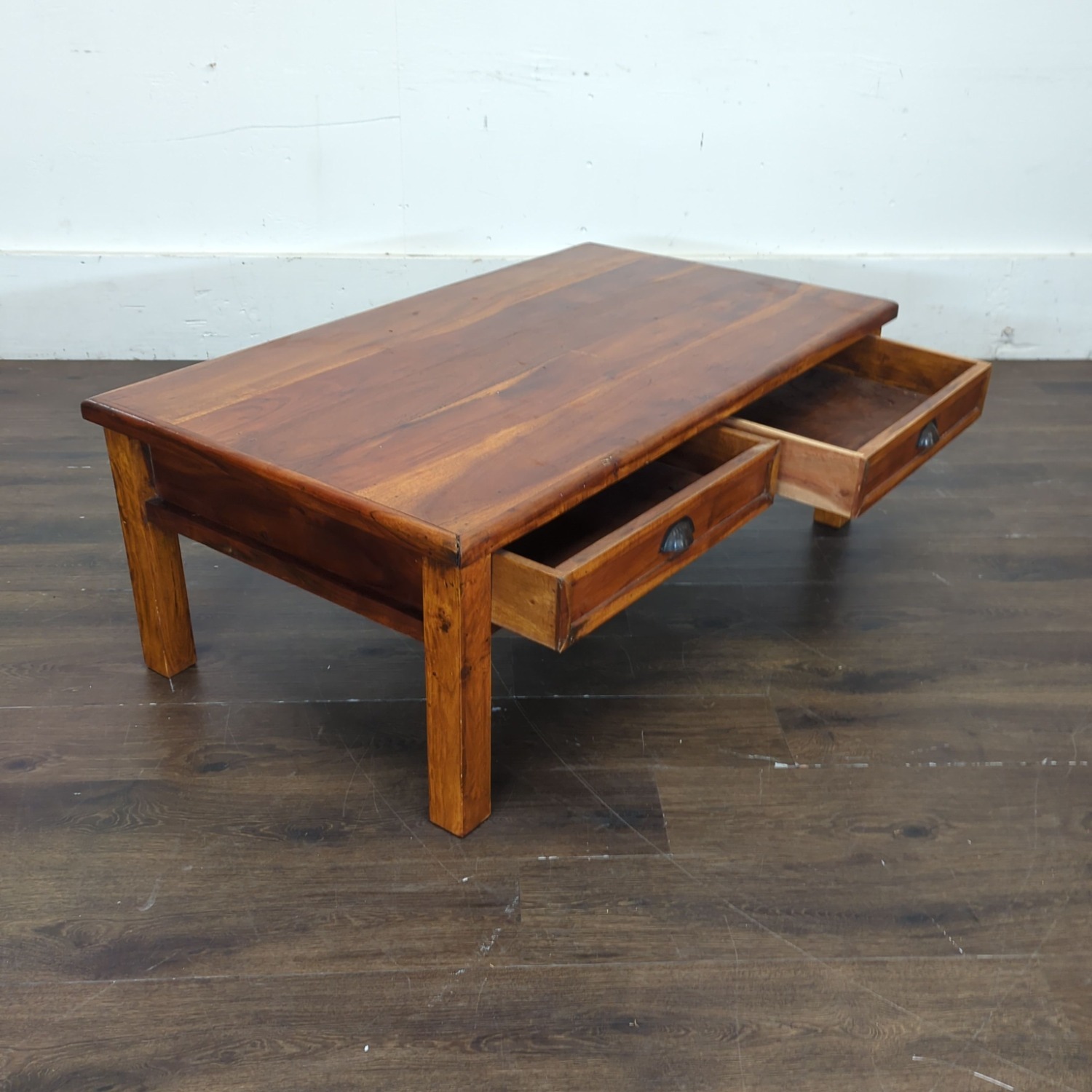 Rustic Two Drawer Coffee Table - image-3