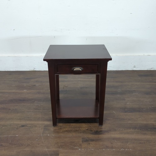 Used Pottery Barn One Drawer End Table with Shelf for sale on AptDeco