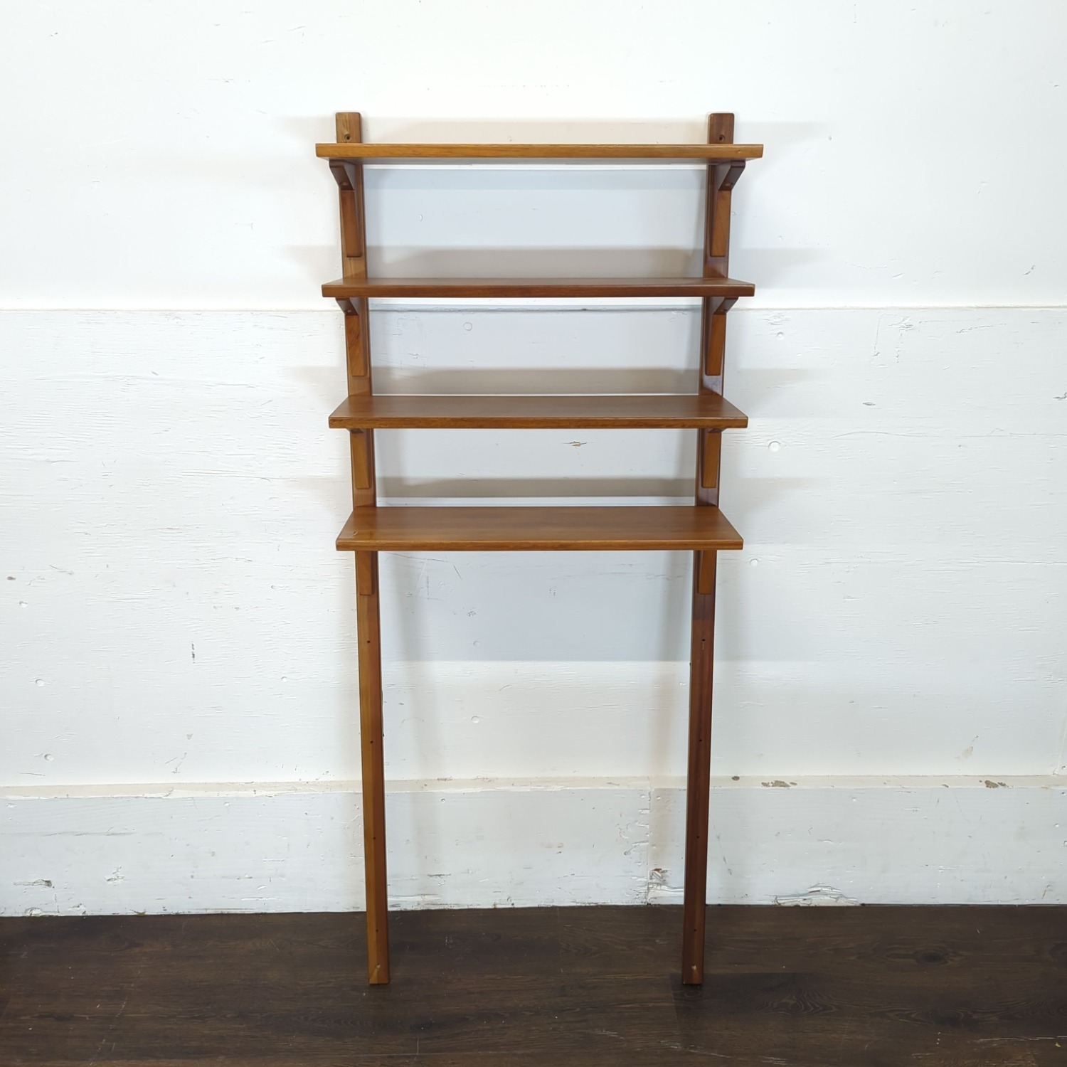 West Elm Wooden Bookshelf with 4 Shelves - image-3