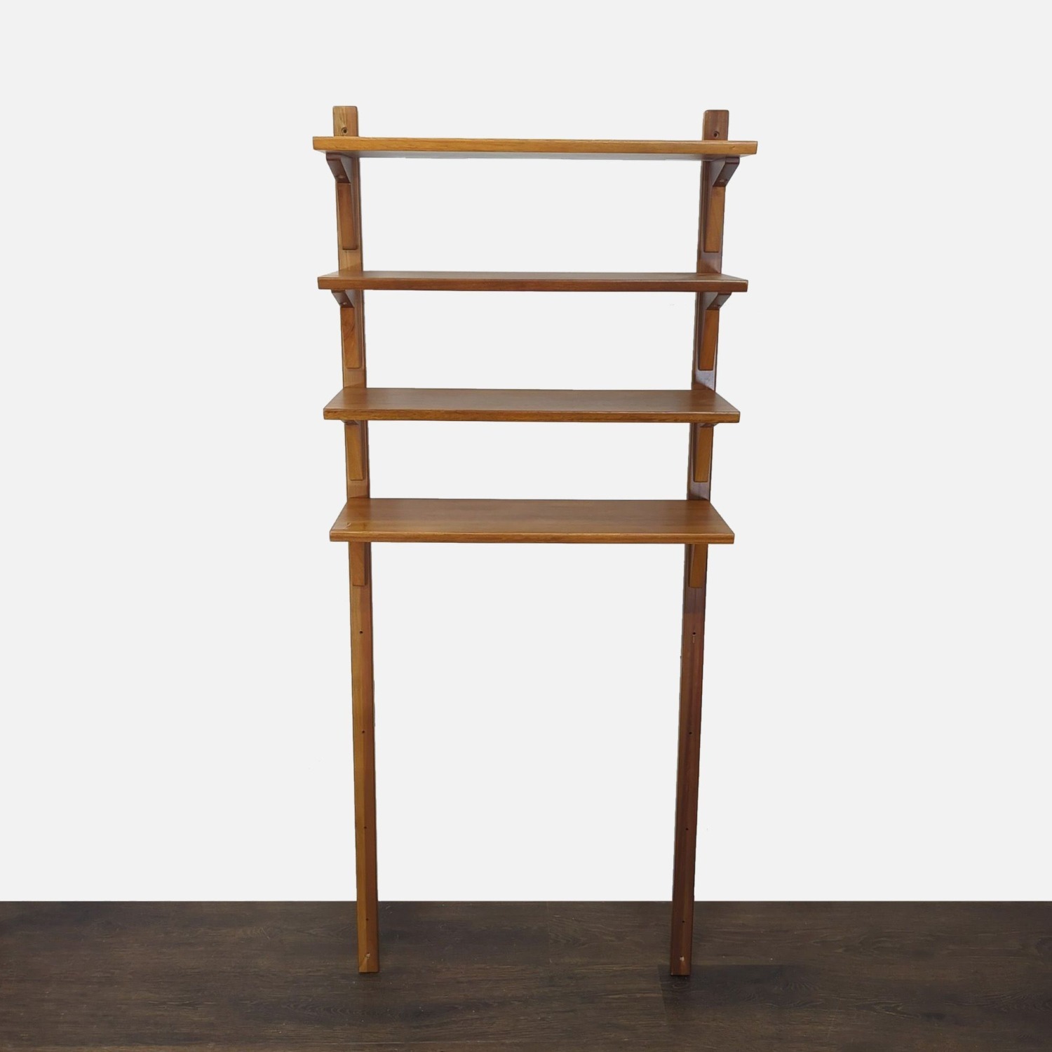 West Elm Wooden Bookshelf with 4 Shelves - image-8