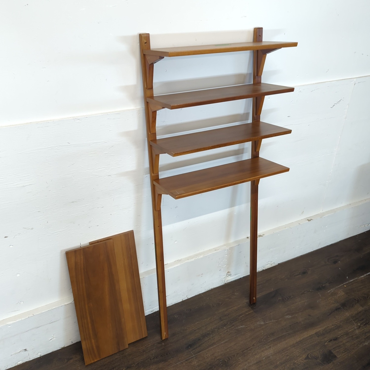 West Elm Wooden Bookshelf with 4 Shelves - image-4