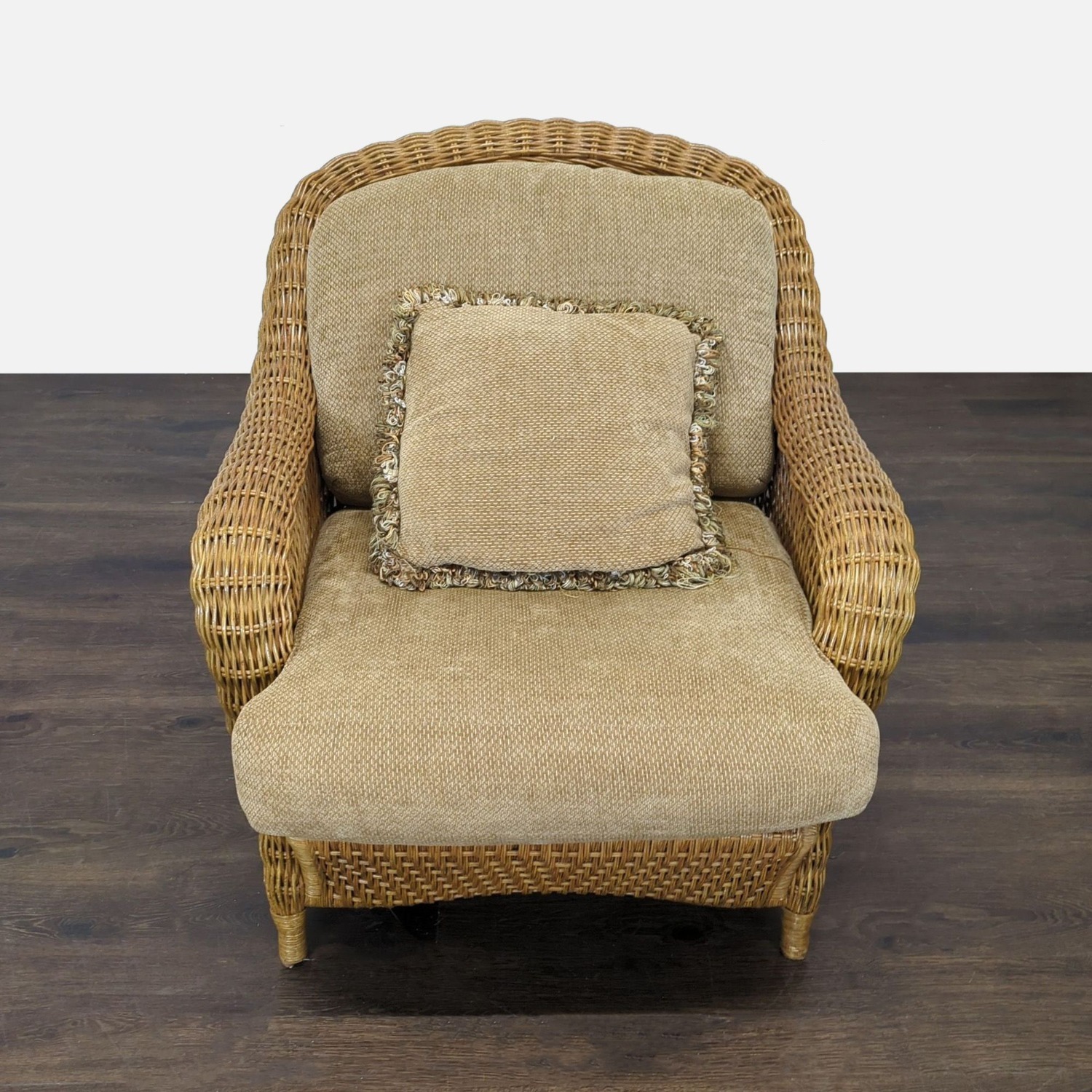 Lane Venture Wicker Lounge Chair with Cushion  - image-7