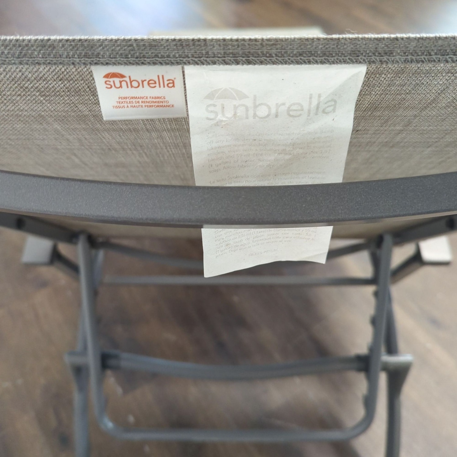 Sunbrella Outdoor Adjustable Chaise Lounge Chair - image-5