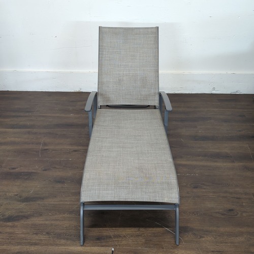 Used Sunbrella Outdoor Adjustable Chaise Lounge Chair for sale on AptDeco