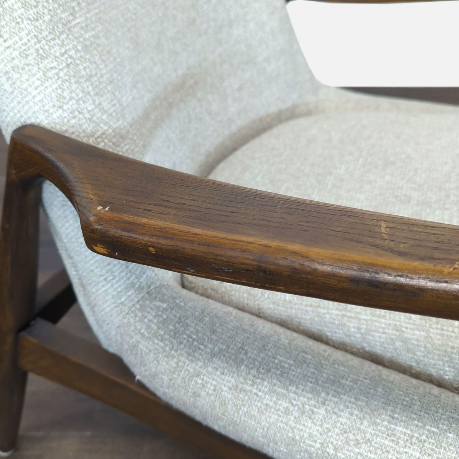 Four Hands Braden Modern Lounge Chair with Wooden  - image-8