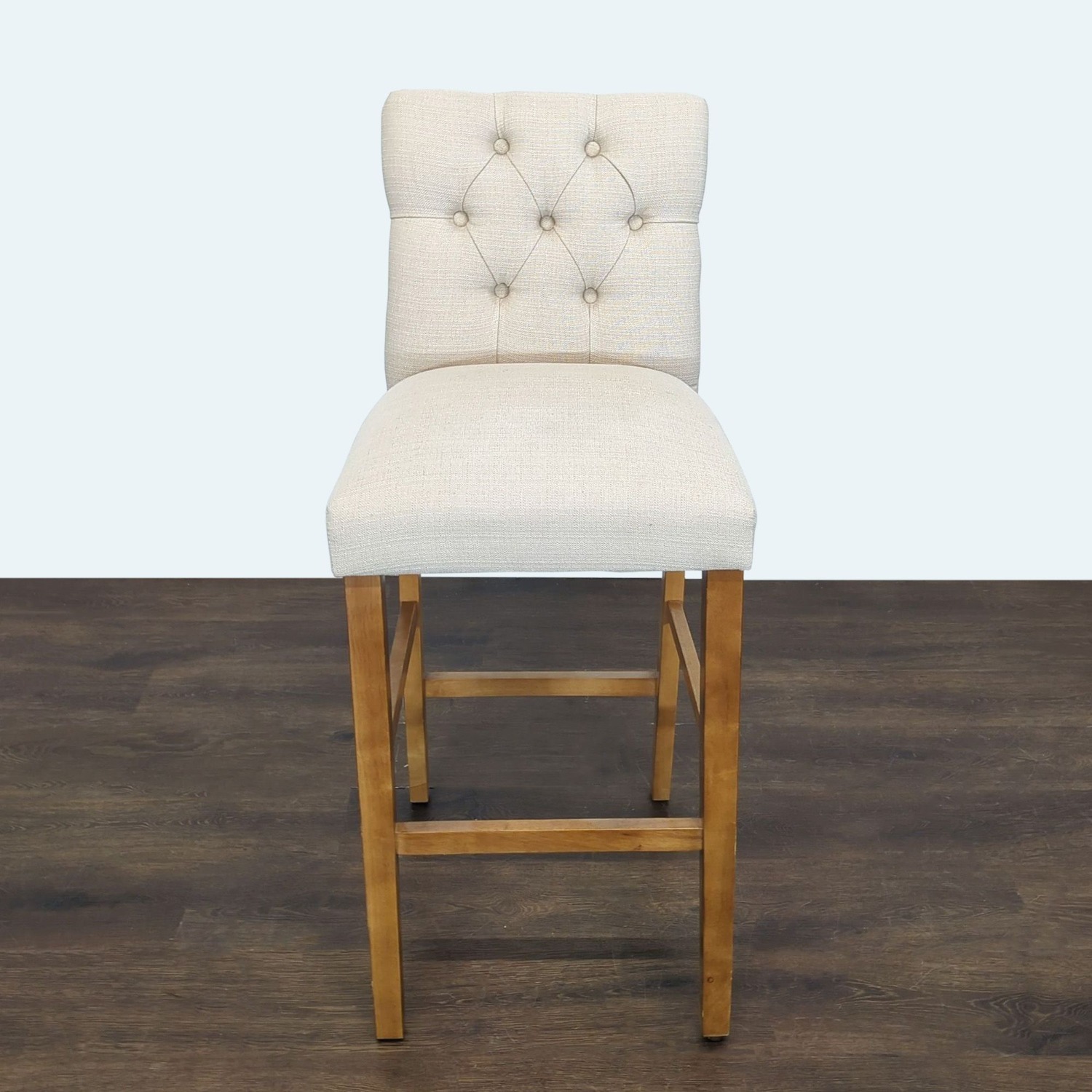 Upholstered Bar Stool Wood Stool - image-8