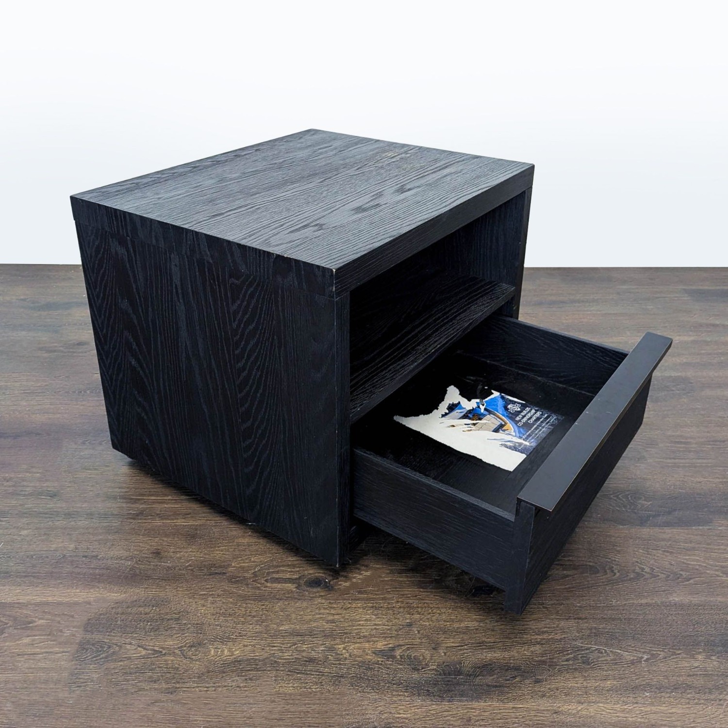 Restoration Hardware Bezier Open Nightstand - image-8