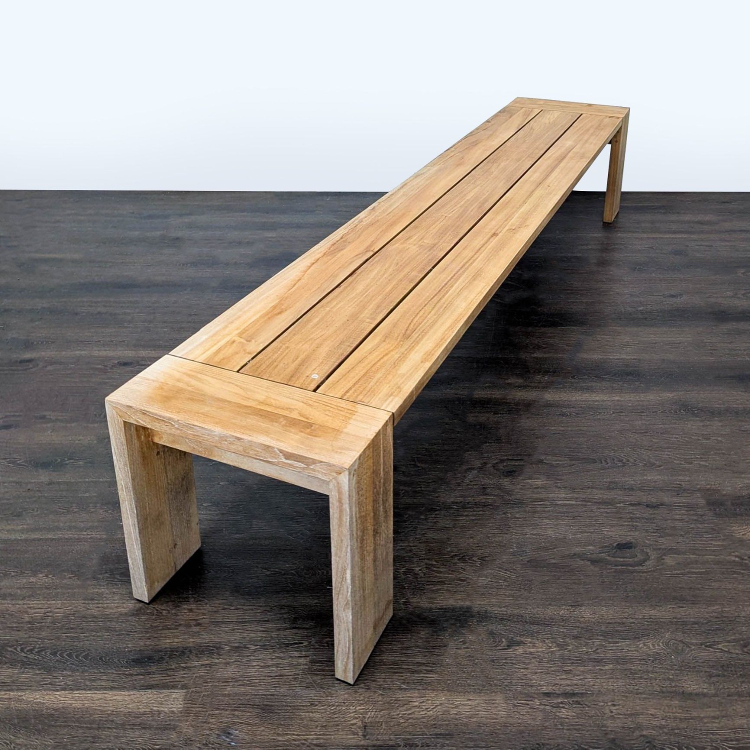 Restoration Hardware Marbella Teak Bench - image-5