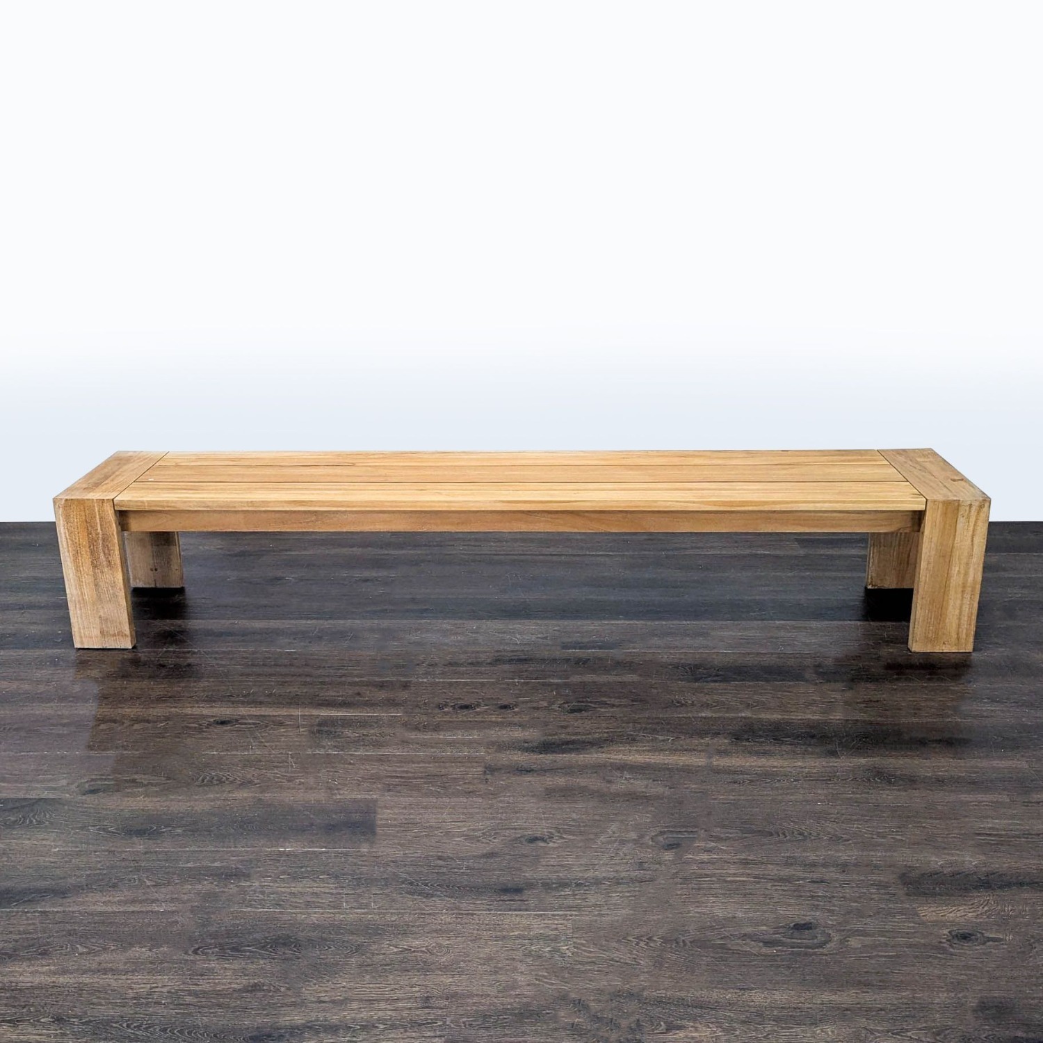 Restoration Hardware Marbella Teak Bench - image-7