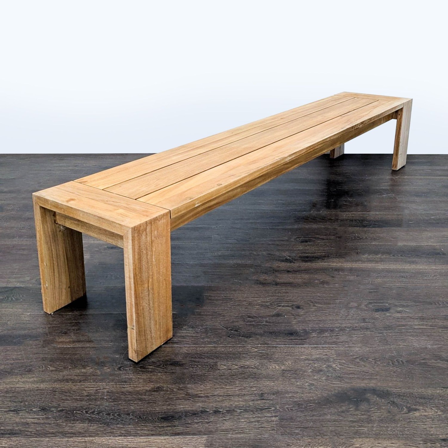 Restoration Hardware Marbella Teak Bench - image-6