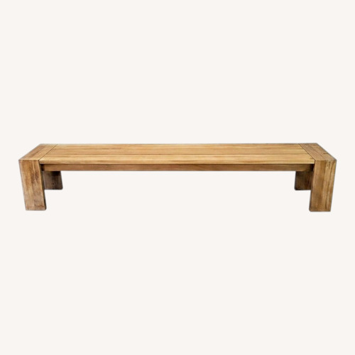 Used Restoration Hardware Marbella Teak Bench for sale on AptDeco