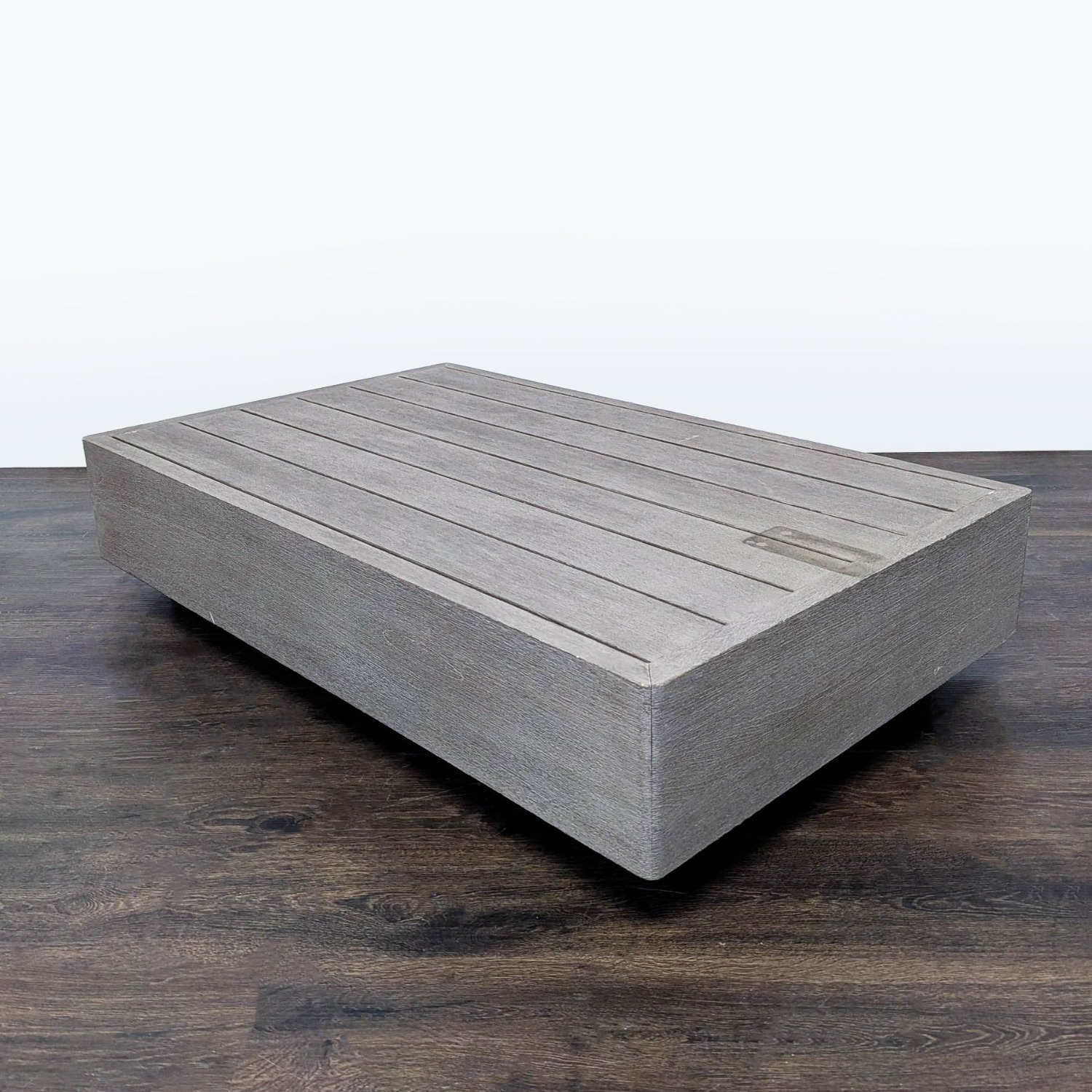 Restoration Hardware Maya Weathered Teak Modern Table - image-4
