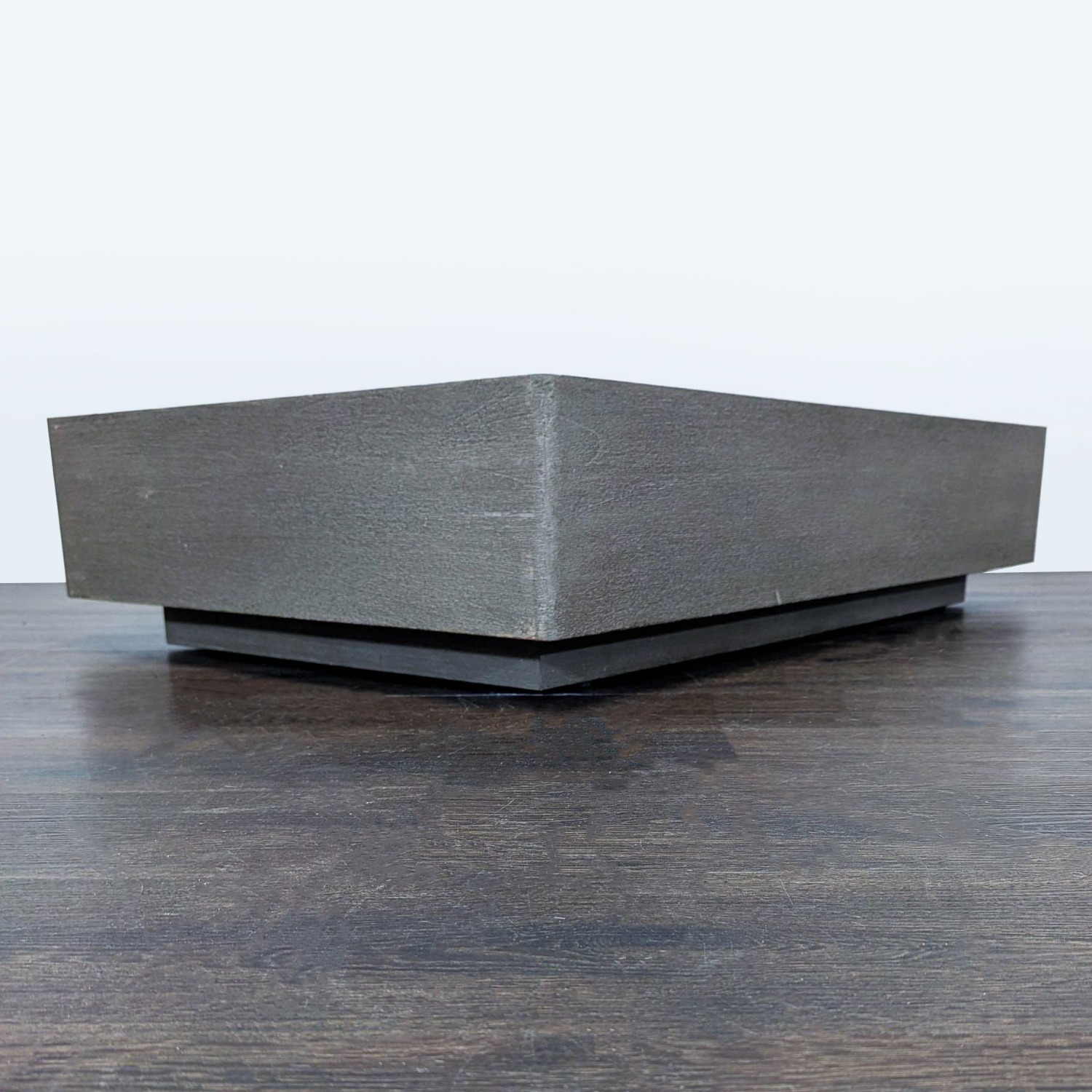Restoration Hardware Maya Weathered Teak Modern Table - image-9