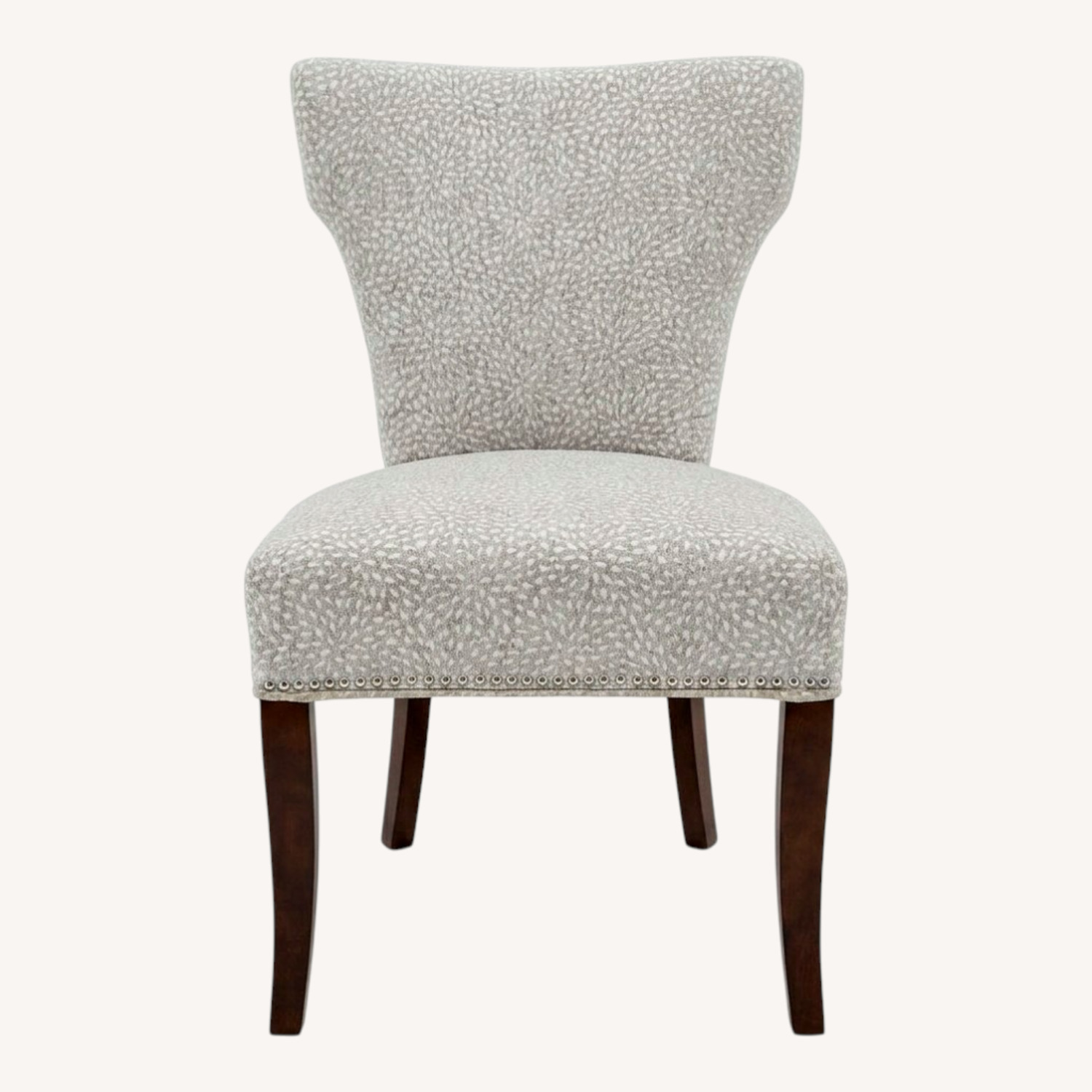 Modern Lounge Chair with Light Patterned Fabric Chair - image-0