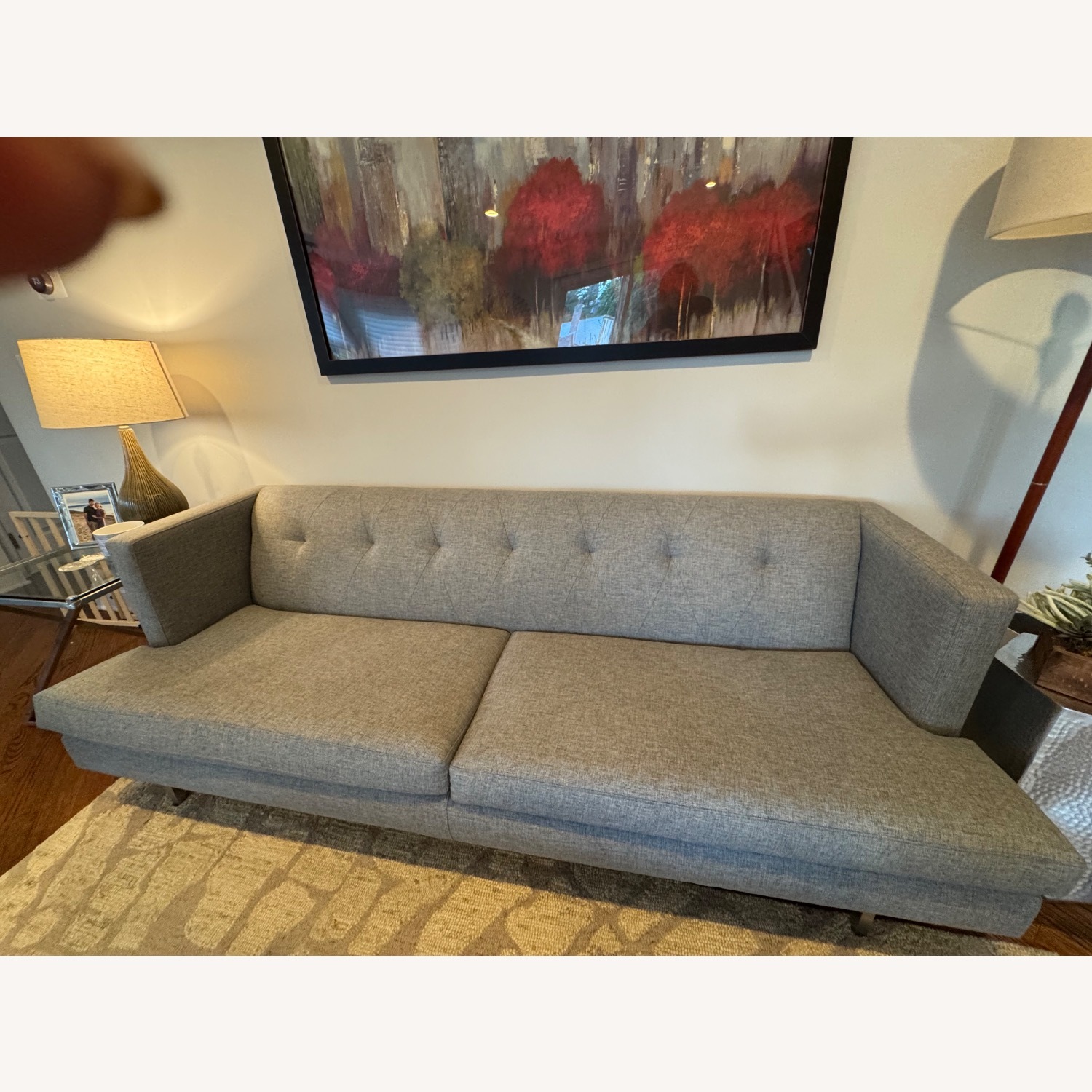 CB2 Avec Light Grey Sofa - image-4