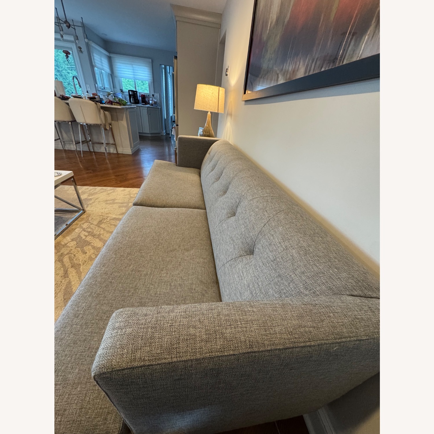 CB2 Avec Light Grey Sofa - image-2