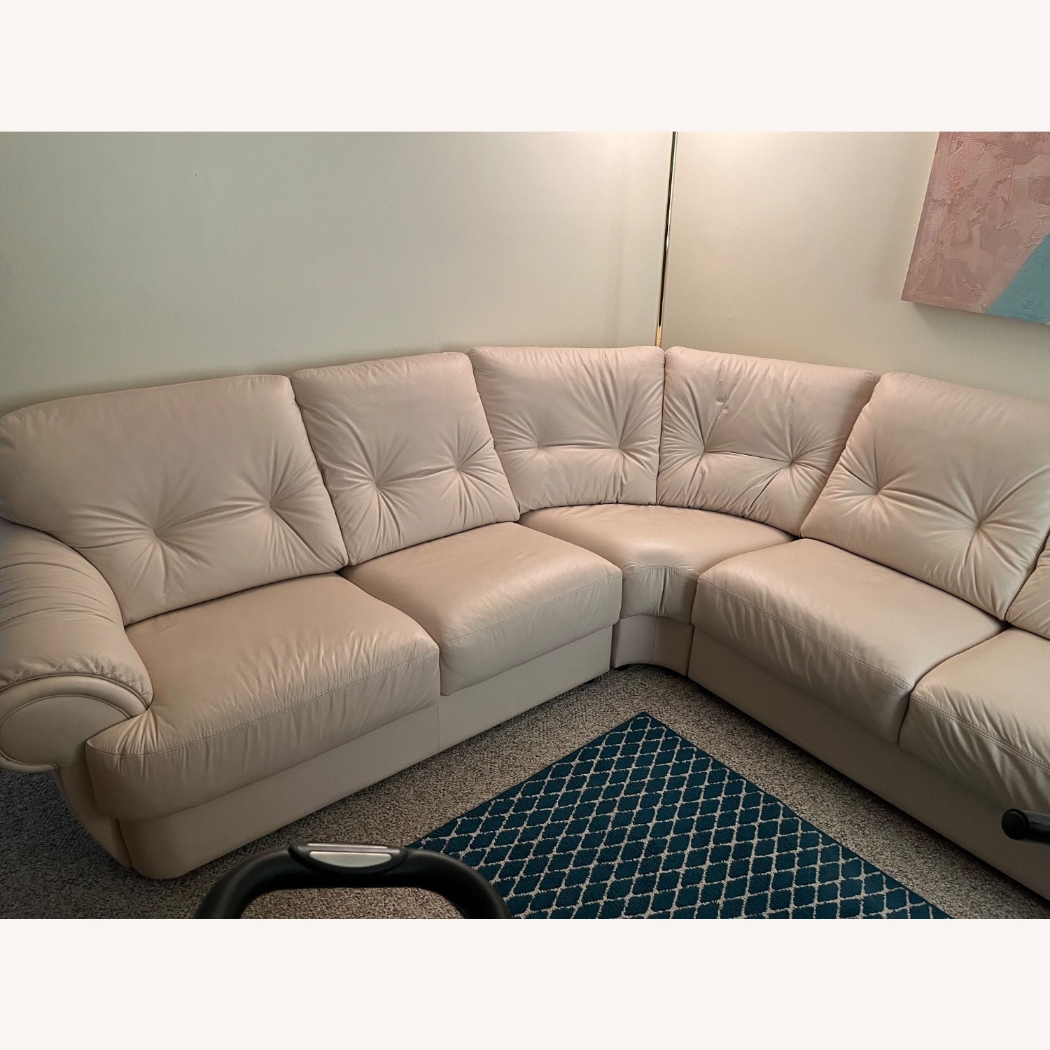 Calia Italia Leather Sectional - image-3