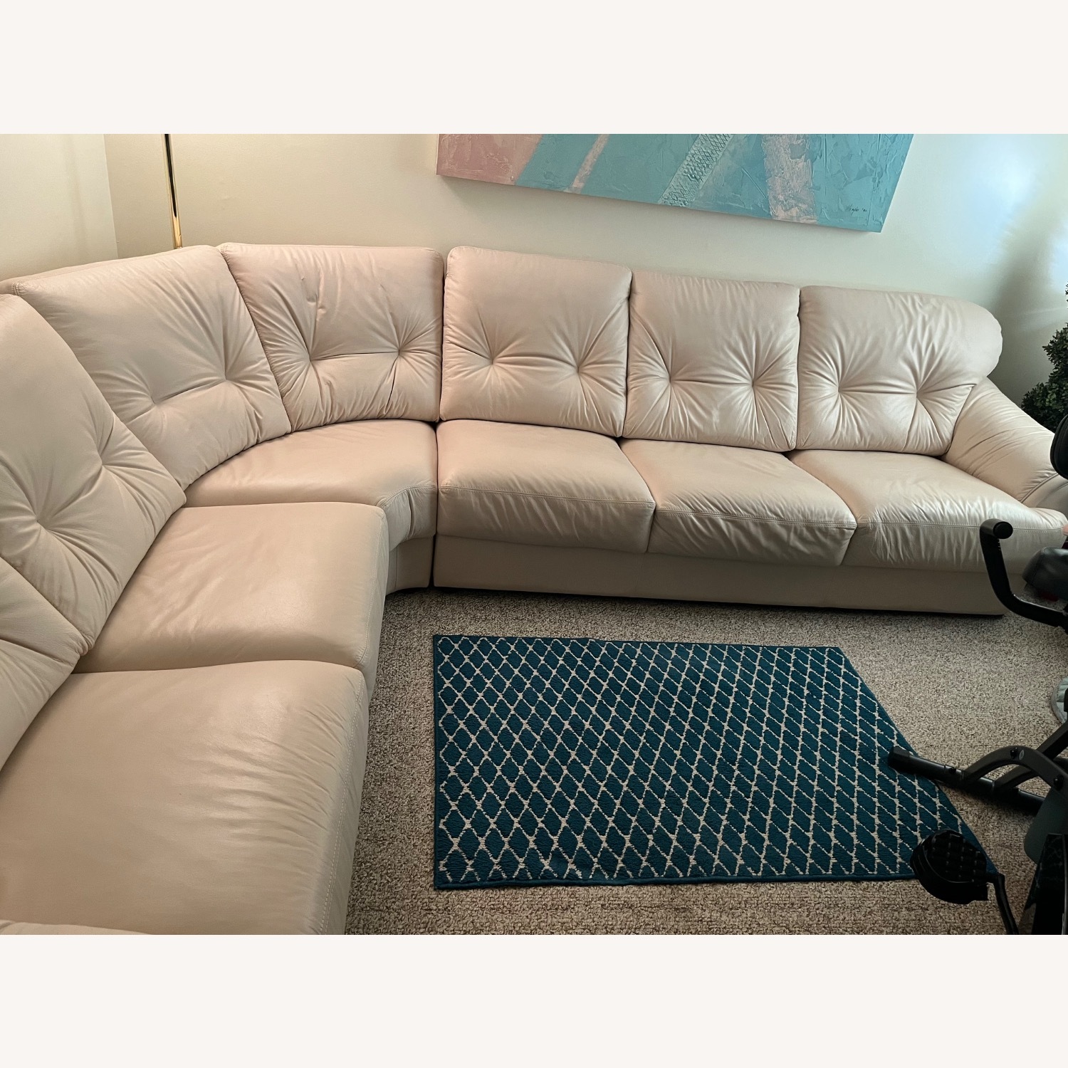Calia Italia Leather Sectional - image-4
