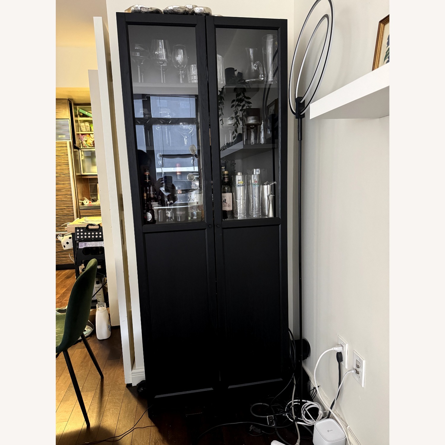 IKEA BILLY / OXBERG Black Bookcase - image-4
