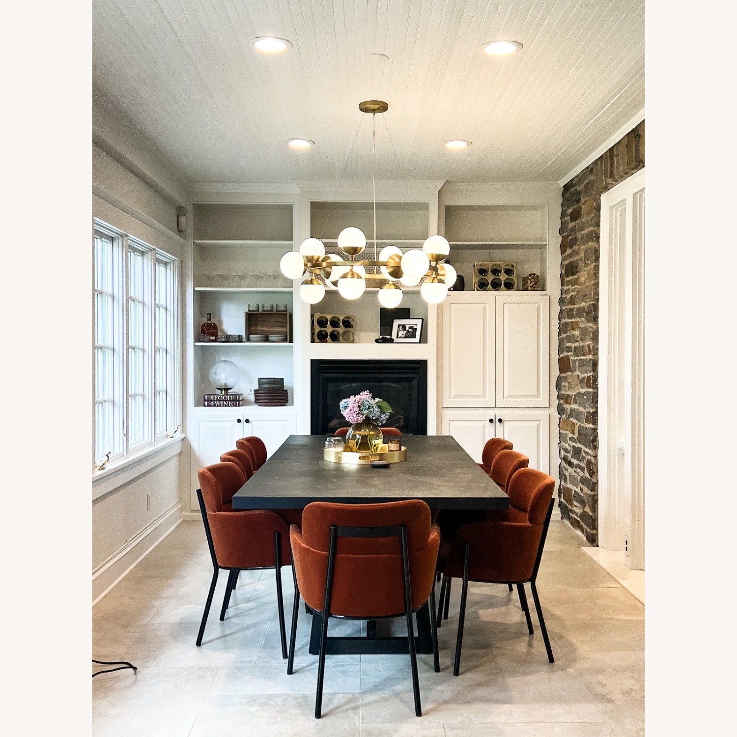 Arhaus Acero Dark Brown Wood Dining Table - image-4