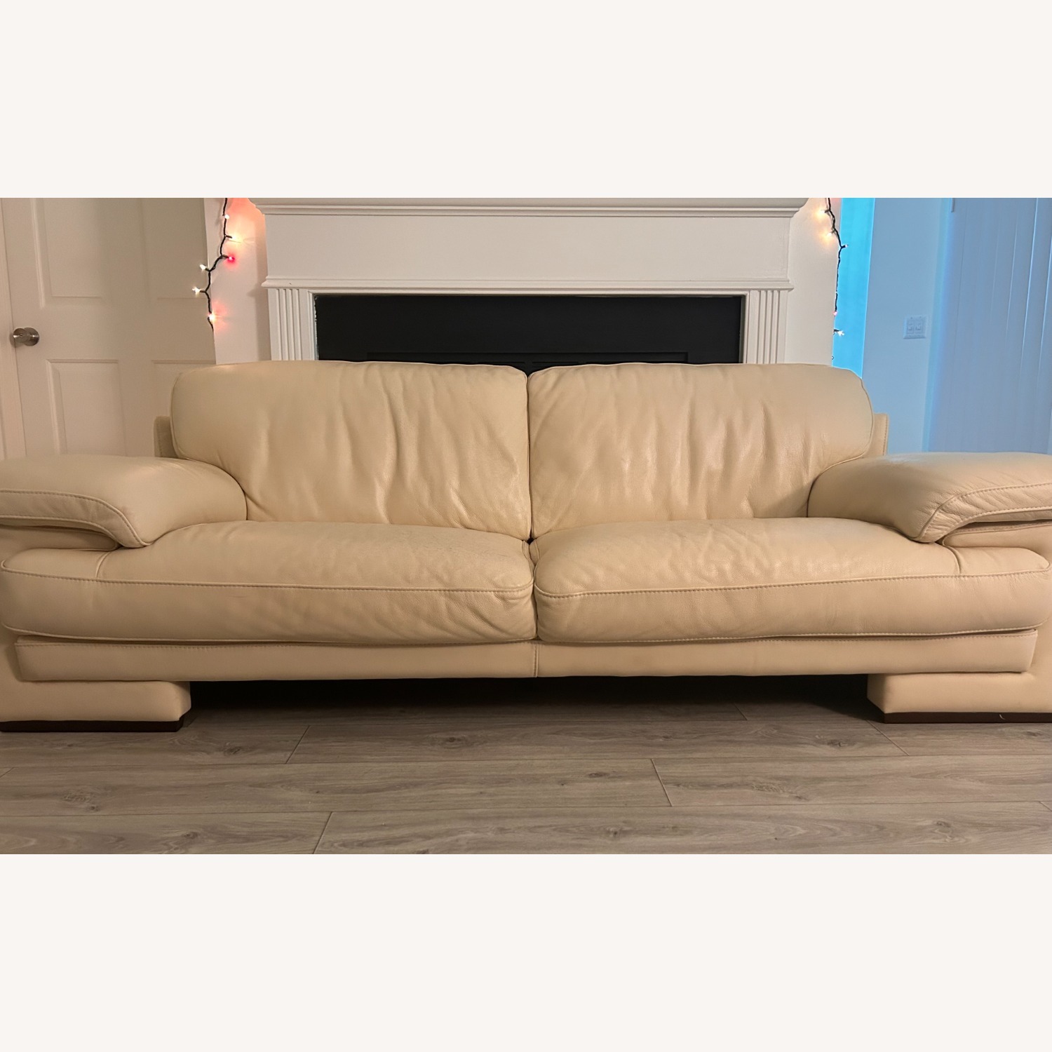 Velora Leather Loveseat - image-2