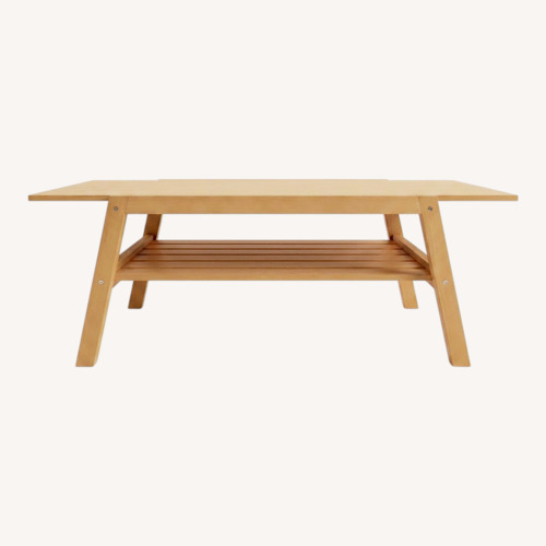 Used Beechwood Coffee Table for sale on AptDeco