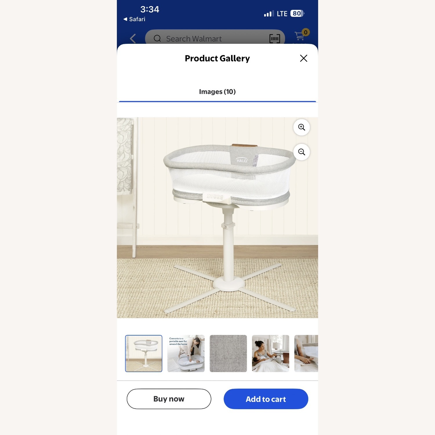 HALO White Crib - image-2