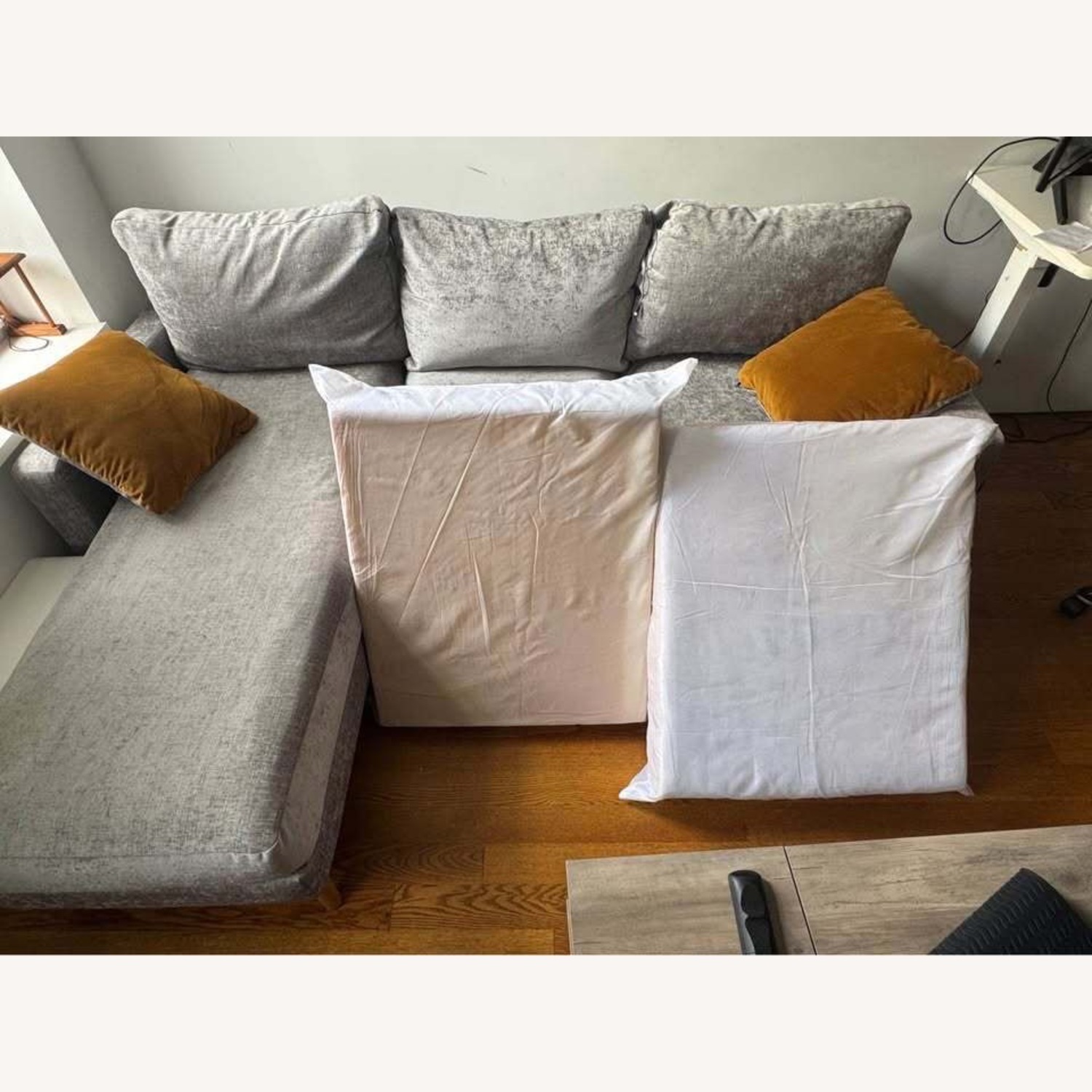 Inside Weather Gray Sectional Sofa - image-2