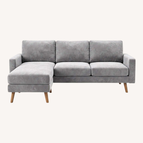 Used Inside Weather Gray Sectional Sofa for sale on AptDeco