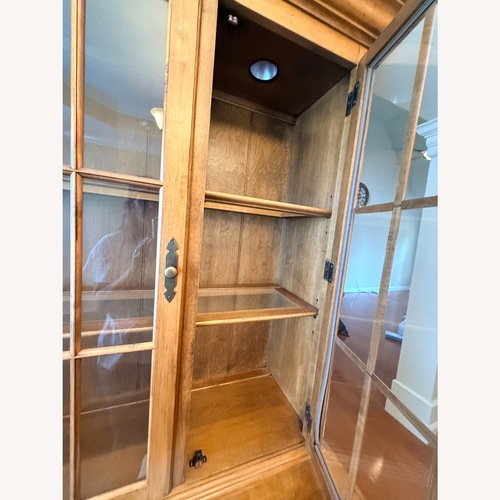 Used Vintage Ethan Allen 2-Piece Buffet and Hutch for sale on AptDeco