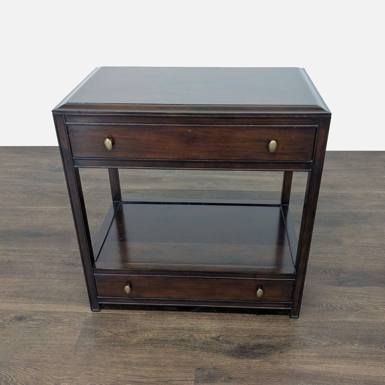 Restoration Hardware Two Drawer Nightstand - image-3