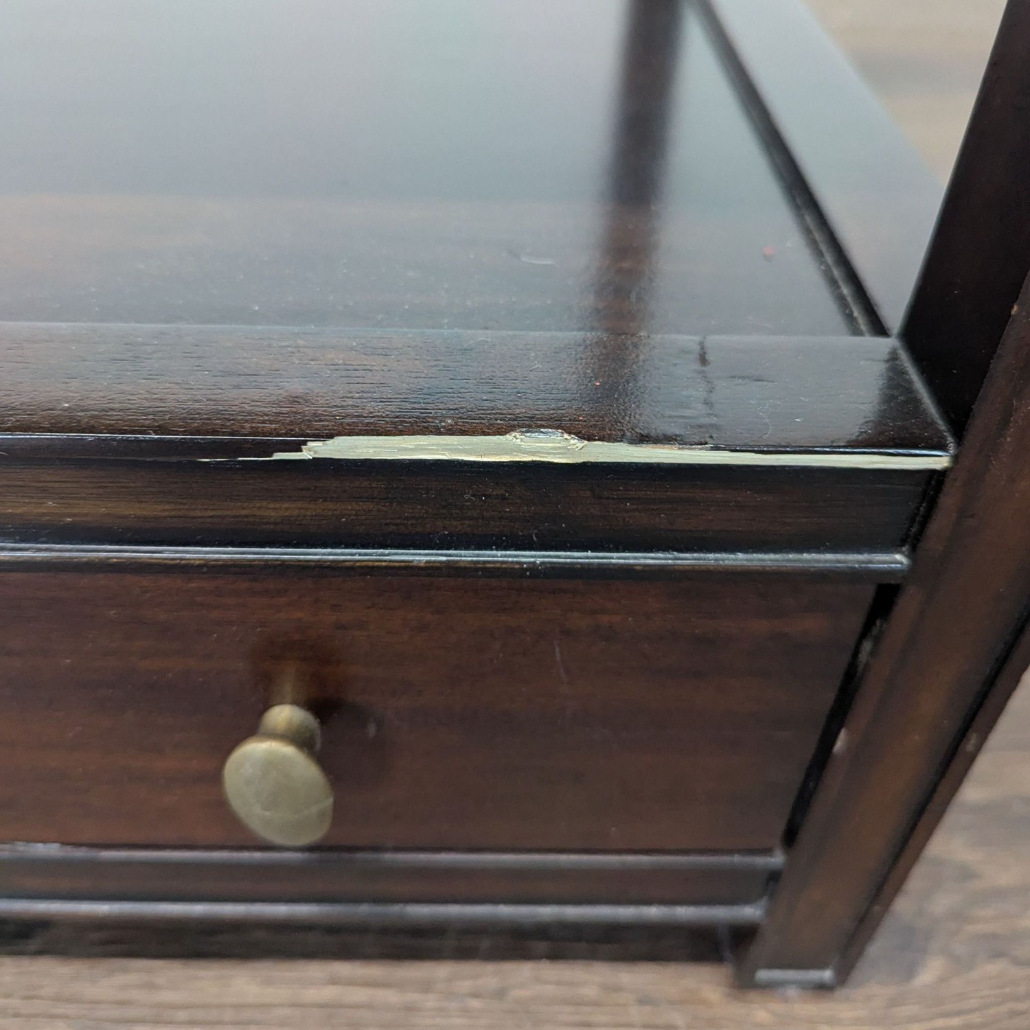 Restoration Hardware Two Drawer Nightstand - image-5