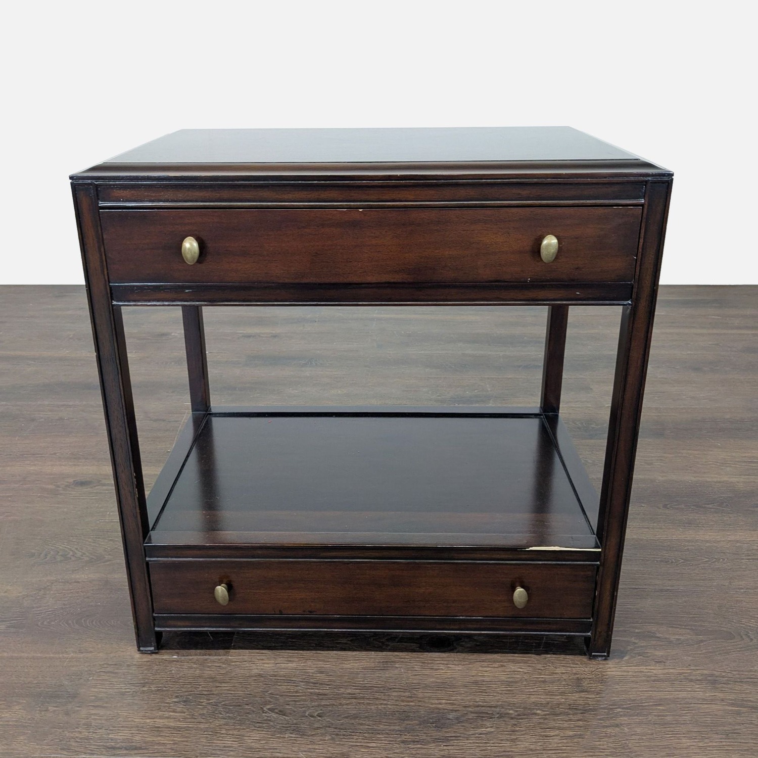 Restoration Hardware Two Drawer Nightstand - image-11