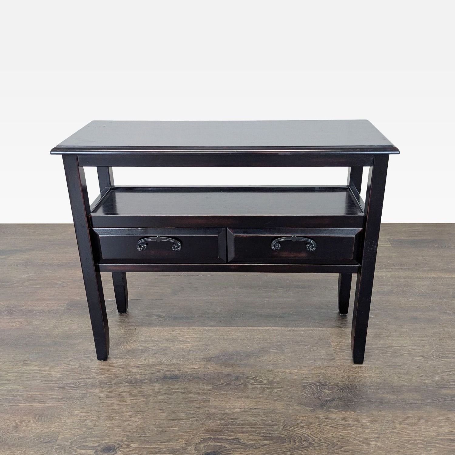 Pier 1 Sofa Table with Two Drawers - image-9
