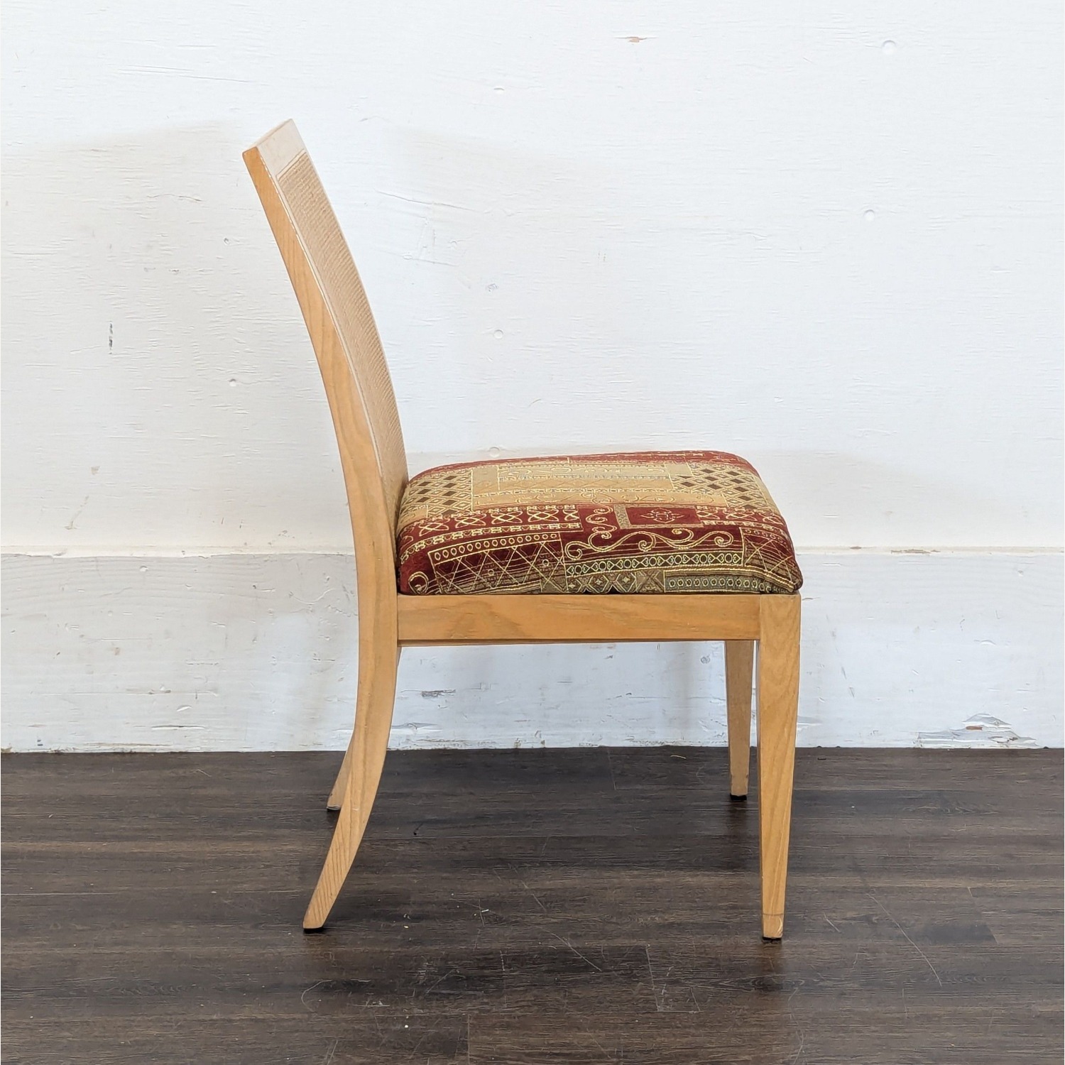 Set of 6 Wood Chair including 2 Armchairs - image-5