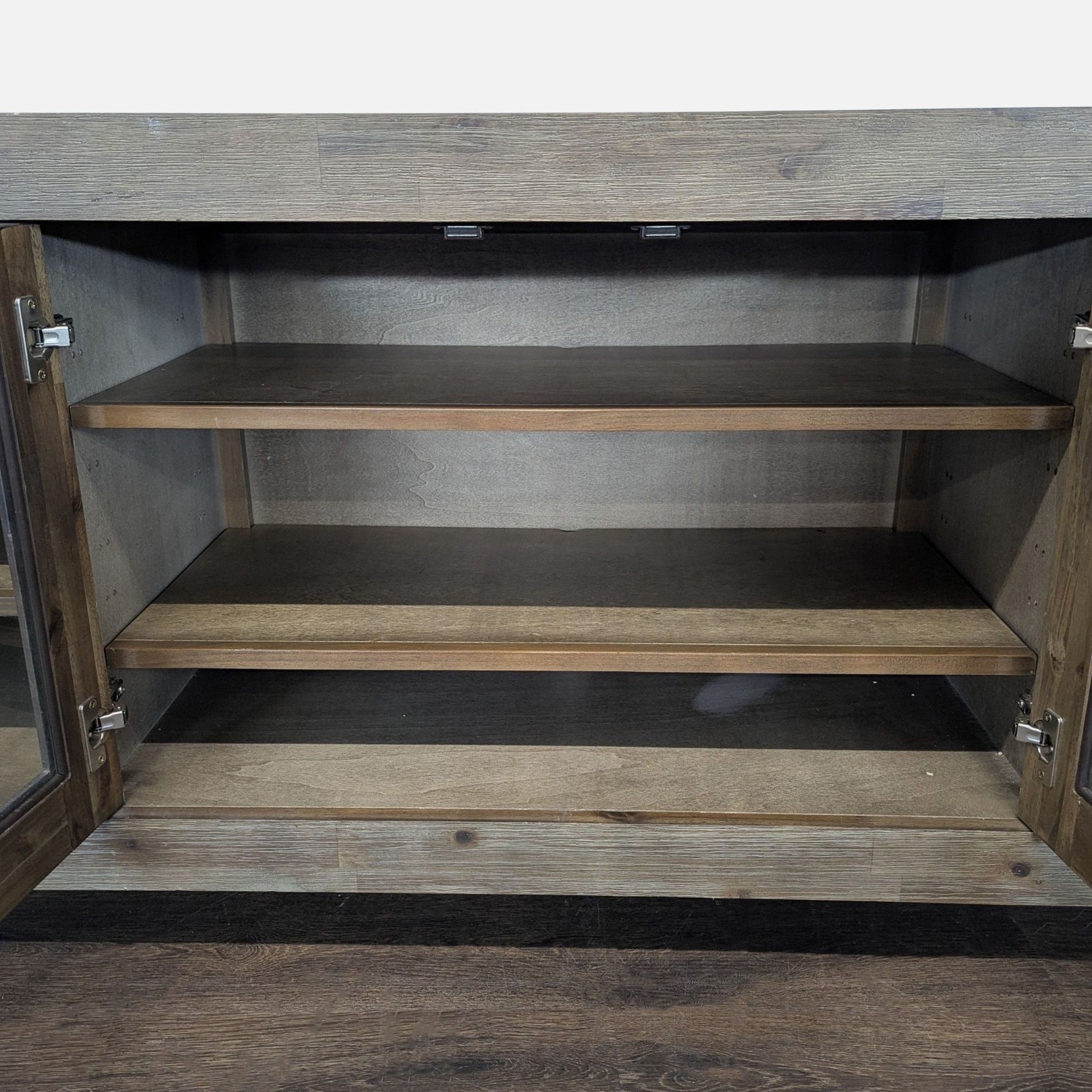 Macy's Rustic Wood Media Console - image-4