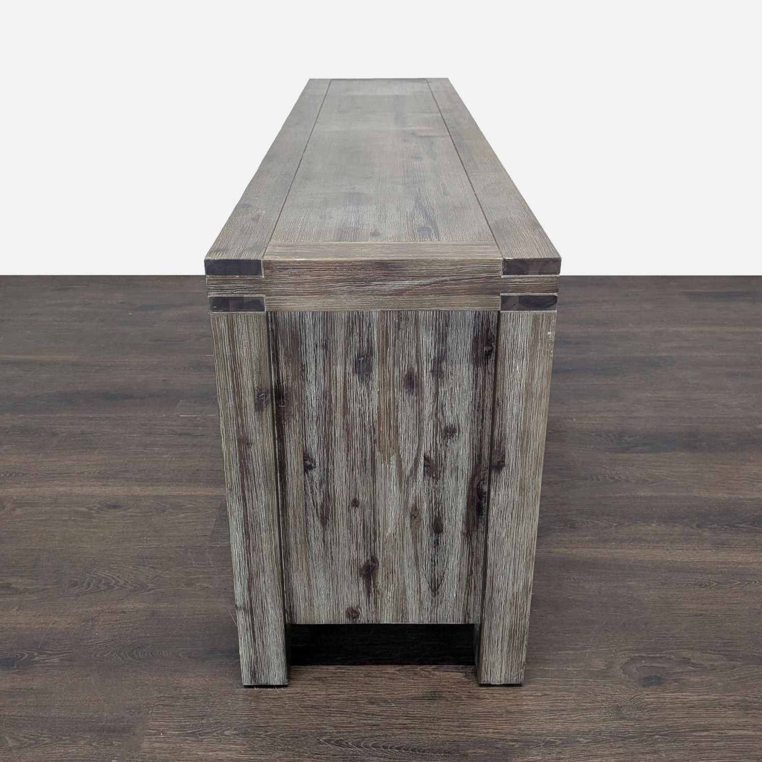 Macy's Rustic Wood Media Console - image-6
