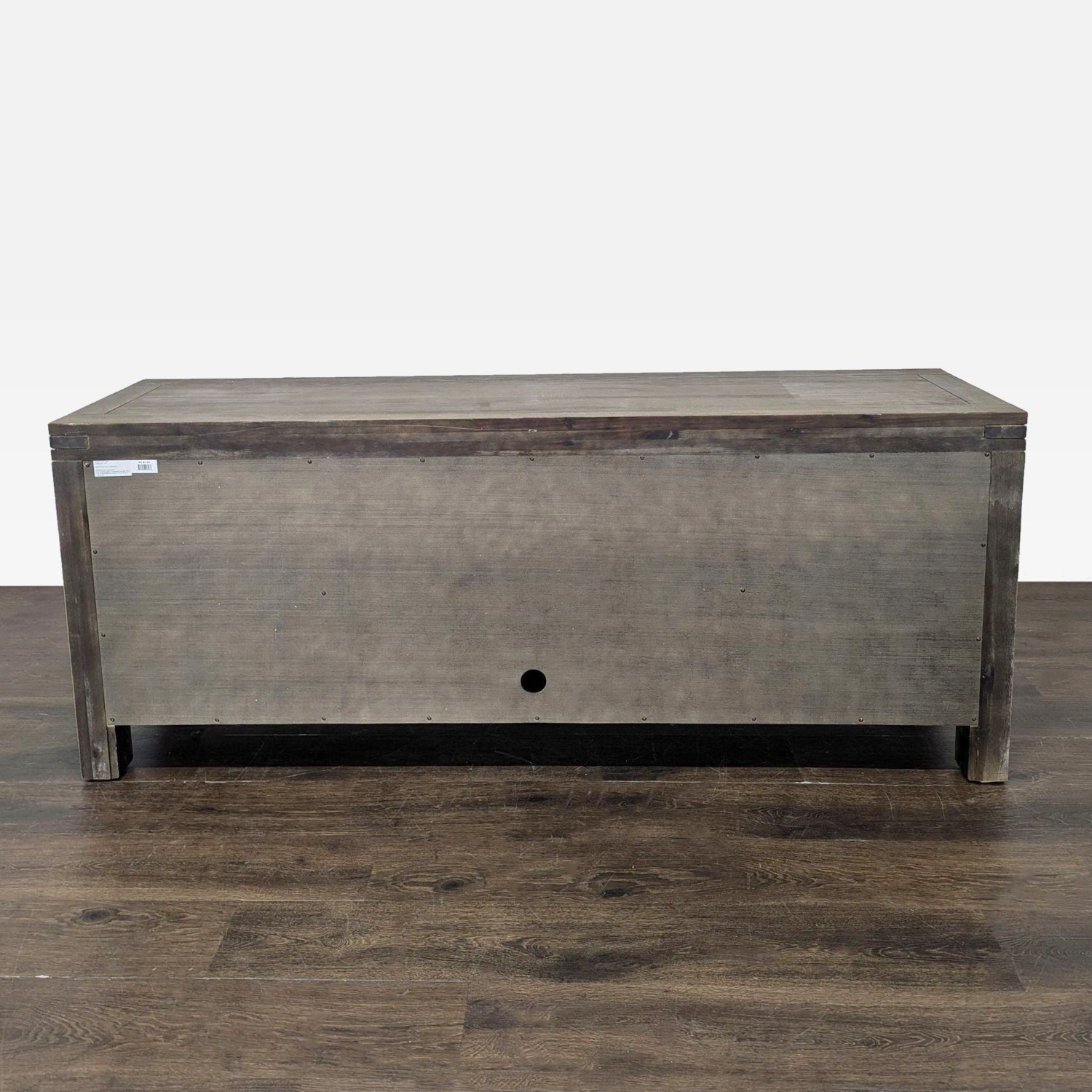 Macy's Rustic Wood Media Console - image-8