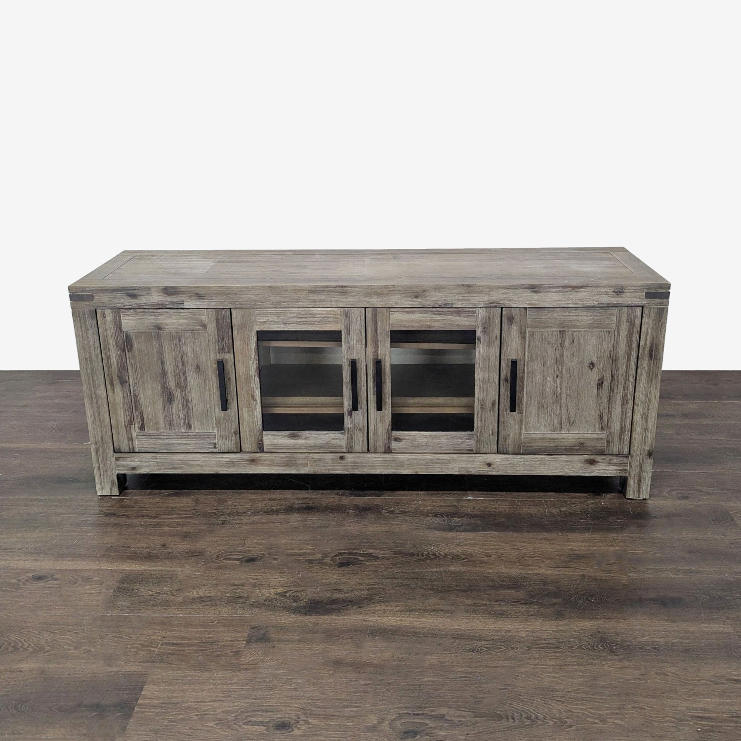 Macy's Rustic Wood Media Console - image-11