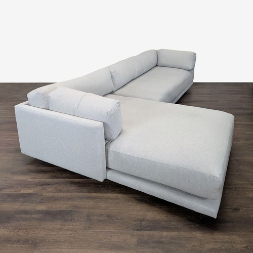 Used Blu Dot Sunday Modern Light Gray Sectional Sofa for sale on AptDeco