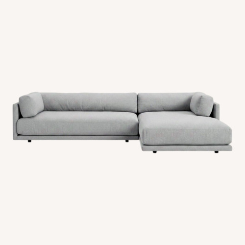 Used Blu Dot Sunday Modern Light Gray Sectional Sofa  for sale on AptDeco