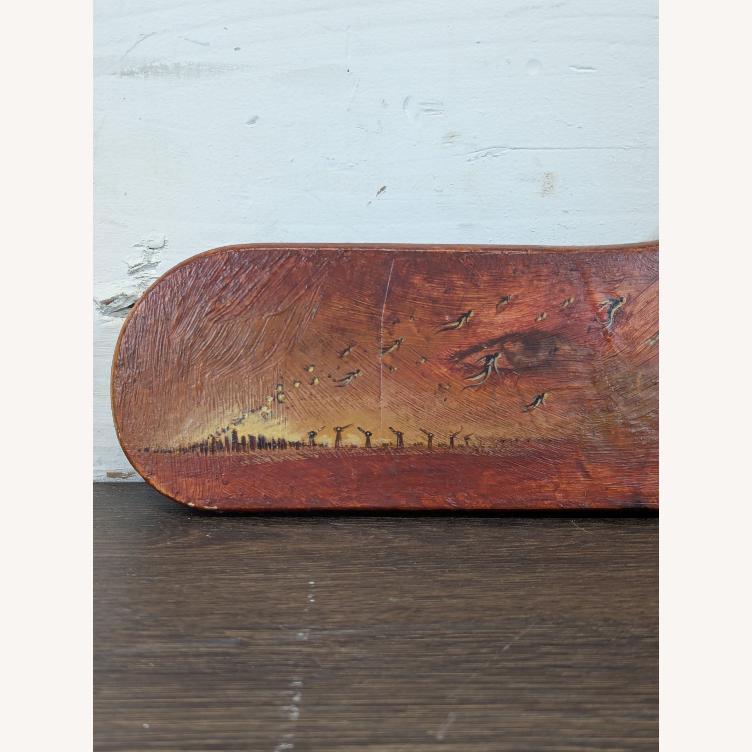 Original Surreal Art on Shaped Wood  - image-4