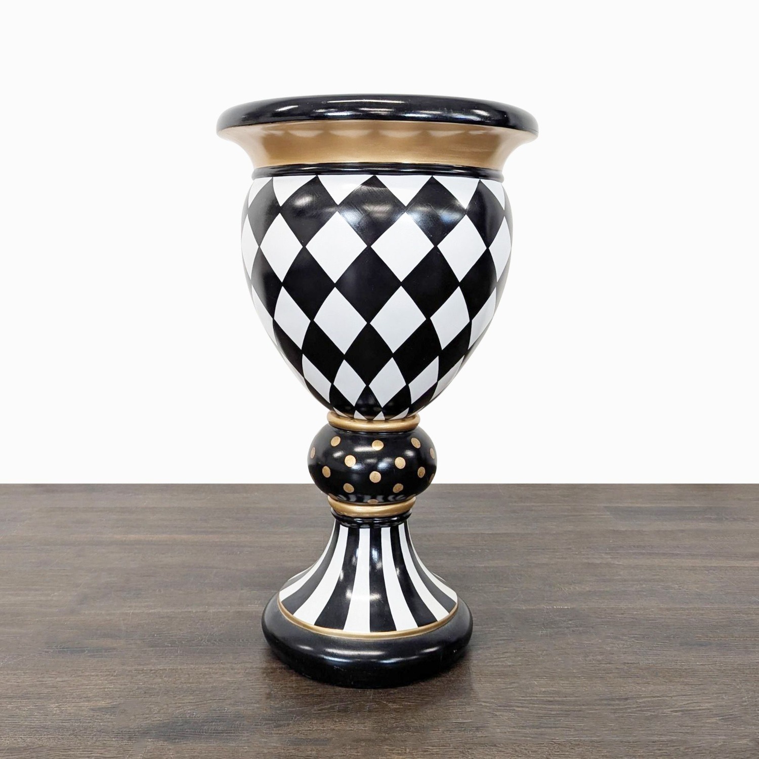 MacKenzie-Childs Pedestal Urn - image-3