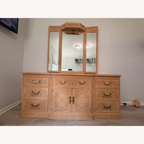 Used Drexel Heritage Light Brown Wood Dresser for sale on AptDeco