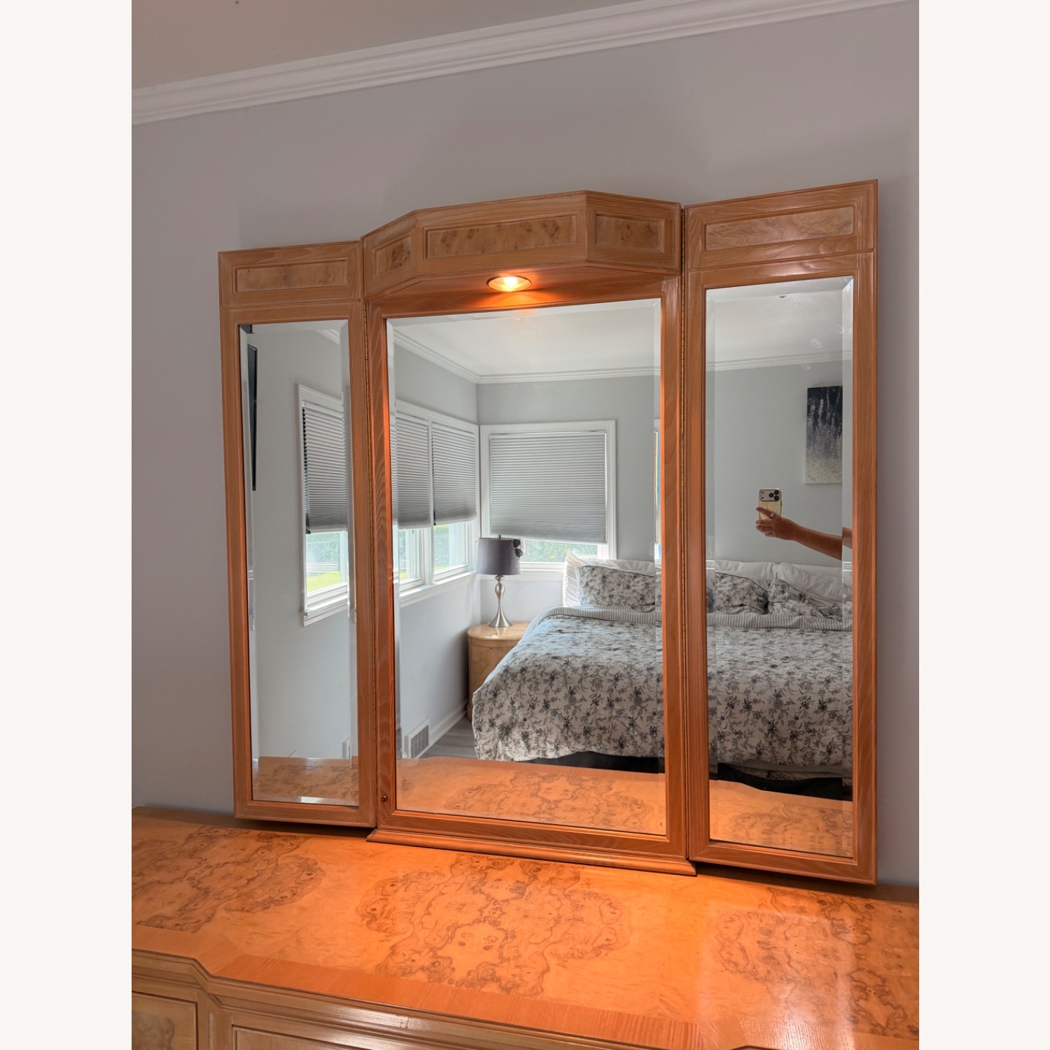 Drexel Heritage Light Brown Wood Dresser - image-17
