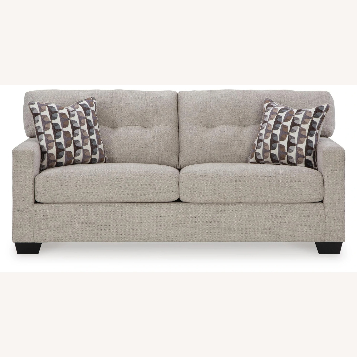 Ashley Furniture Mahoney Light Gray Fabric 2 Seater Sofa - image-4