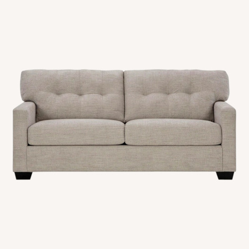 Used Ashley Furniture Mahoney Light Gray Fabric 2 Seater Sofa for sale on AptDeco