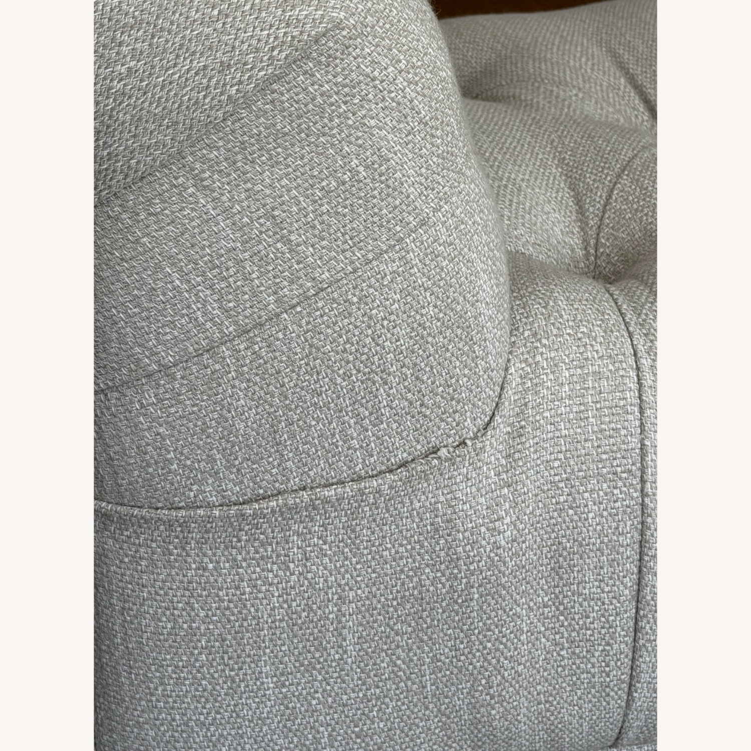 Restoration Hardware Natural Fabric Bench - image-3